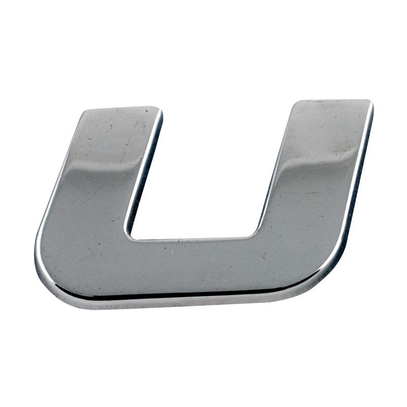 LETTRE U CHROMEE - SACHET DE 10U - SCT