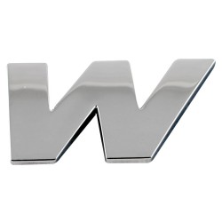 LETTRE W CHROMEE - SACHET DE 10U - SCT