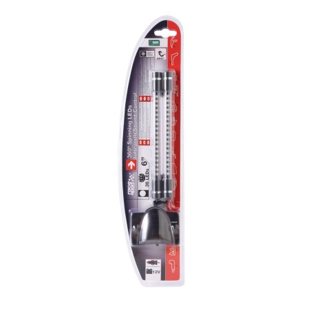 TUBE NEON 36 LEDS 6" ORIENTABLE A 360° BLANC 2PCS - IEF