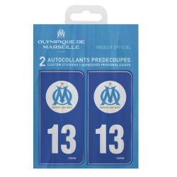 AUTOCOLLANTS PREDECOUPES LOGO OM/13 SACHET DE 10 PCS - SCT