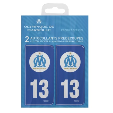 AUTOCOLLANTS PREDECOUPES LOGO OM/13 SACHET DE 10 PCS - SCT