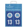 AUTOCOLLANTS PREDECOUPES LOGO OM/13 SACHET DE 10 PCS - SCT