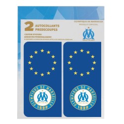 AUTOCOLLANTS PREDECOUPES EUROPE/LOGO OM SACHET DE 10 PCS - SCT
