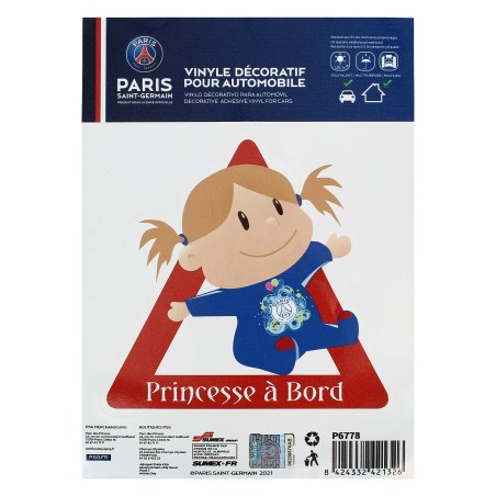 P6778 - ADHESIF PSG PRINCESSE A BORD - SCT