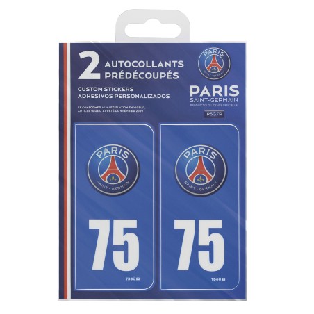 P11097 - AUTOCOLLANTS PREDECOUPES LOGO PSG/75 - SCT