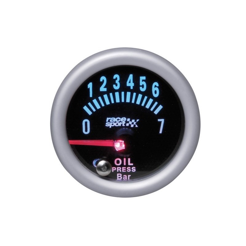 MANOM DE PRESSION HUILE MIRROR LOOK 52MM 12V -FDS