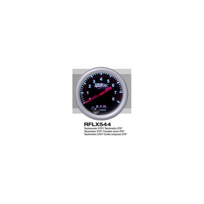 COMPTE TOURS 270° MIRROR LOOK DIA 52MM 12V -FDS