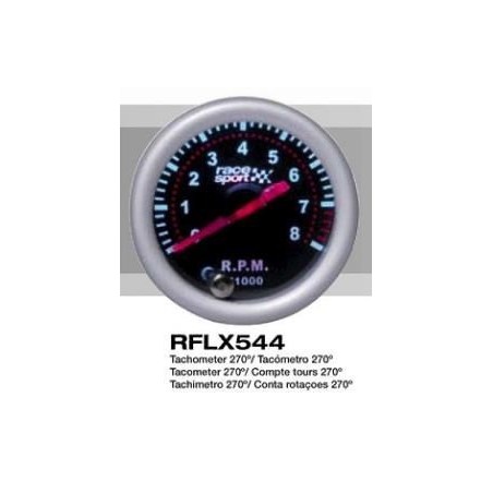 COMPTE TOURS 270° MIRROR LOOK DIA 52MM 12V -FDS