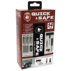 KIT DE REPARATION PNEUMATIQUE COMPLET 14PCS - MSDS