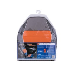 COUVRE SIEGE POWER ORANGE GRIS NOIR -FDS