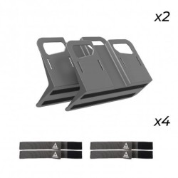 PACK STAYHOLD METRO GRIS - 2 METRO + 4 SANGLES QUICK - SCT