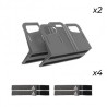 PACK STAYHOLD METRO GRIS - 2 METRO + 4 SANGLES QUICK - SCT