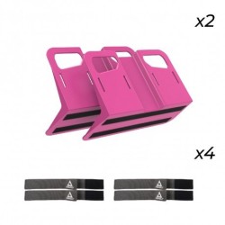 PACK STAYHOLD METRO ROSE - 2 METRO + 4 SANGLES QUICK - SCT