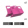PACK STAYHOLD METRO ROSE - 2 METRO + 4 SANGLES QUICK - SCT