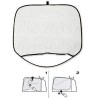 PARE-SOLEIL RECTANGULAIRE PLIABLE SS VENTOUSE -FDS