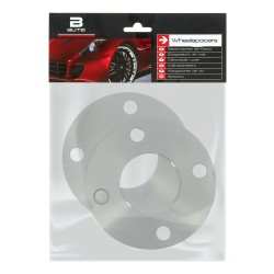 KIT DE 2 ELARGISSEURS DE VOIE 5MM 4X100 57,1