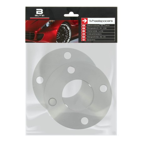 KIT DE 2 ELARGISSEURS DE VOIE 5MM 4X100 57,1