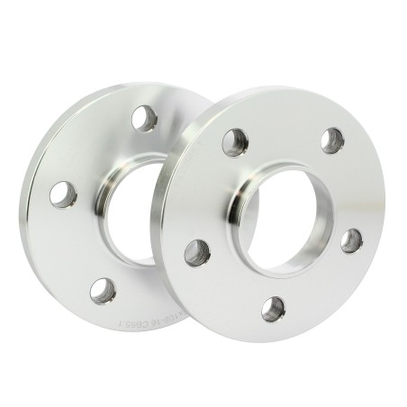 KIT DE 2 ELARGISSEURS DE VOIE 16MM 5X108 65.1 + VIS 12X1.25 PLATS