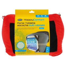 COUSSIN PORTE-TABLETTE ET SACOCHE DE RANGEMENT HAPPYCONFORT 3EN1 -SCT