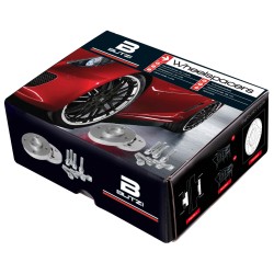 KIT DE 2 ELARGISSEURS DE VOIE 16MM 5X108-65.1 + VIS 12X1,50