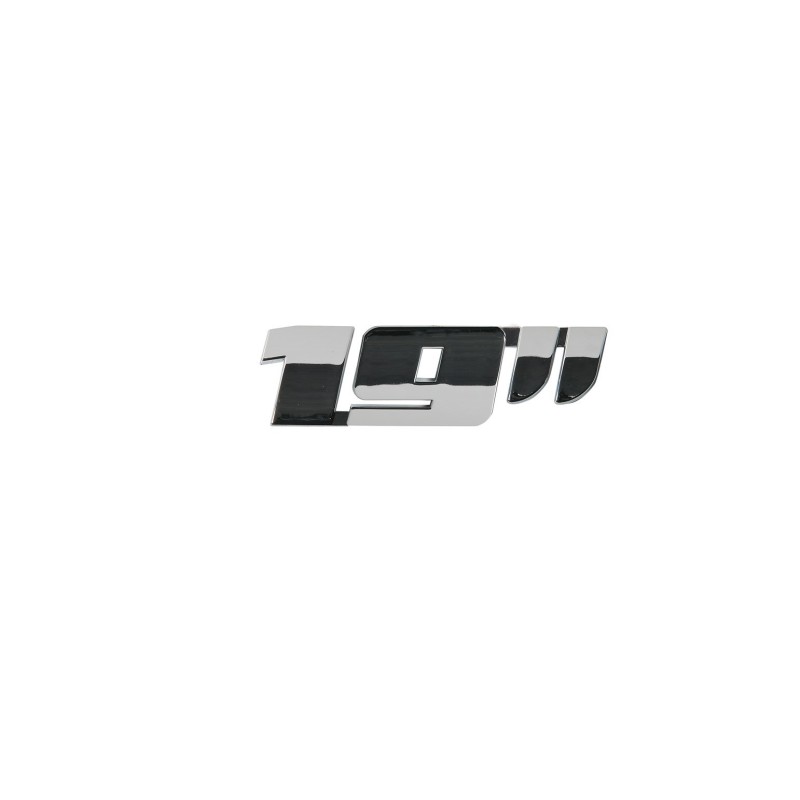 EMBLEME CHROME TAILLE DE JANTES 19" -FDS