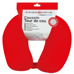 TOUR DE COU HAPPY CONFORT MICROBILLE FERME PRESSION ROUGE, OKO- TEX