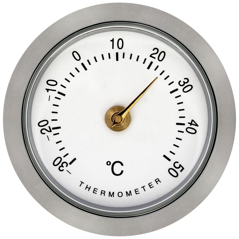 THERMOMETRE ANALOGIQUE D.45MM BOITIER METAL