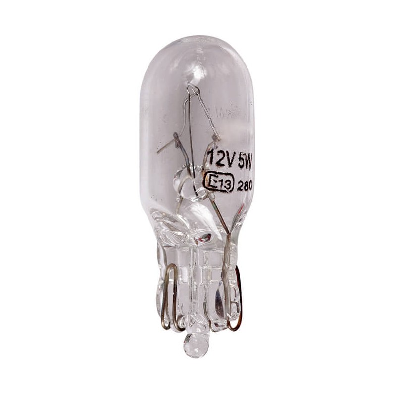 BLISTER 2 AMPOULES WEDGE 12V. 3W. T10 W2.1x9.5D