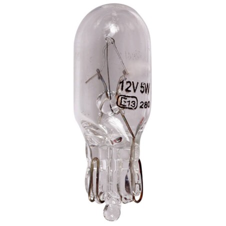 BLISTER 2 AMPOULES WEDGE 12V. 3W. T10 W2.1x9.5D