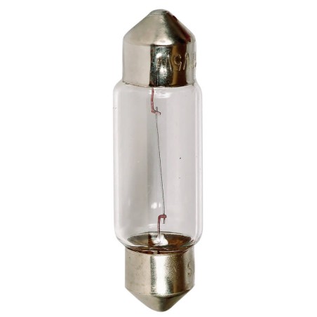 BOITE 10 AMPOULES NAVETTE 12V. 5W. T11x35 SV8.5D