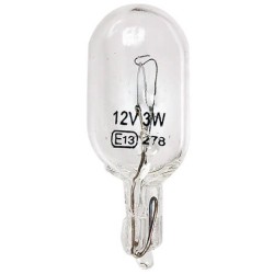 BOITE 10 AMPOULES WEDGE 12V 3W T10 - SCT