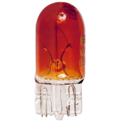 BLISTER 2 AMPOULES WEDGE 12V. 3W. T10 W2.1x9.5D AMBREE - SCT