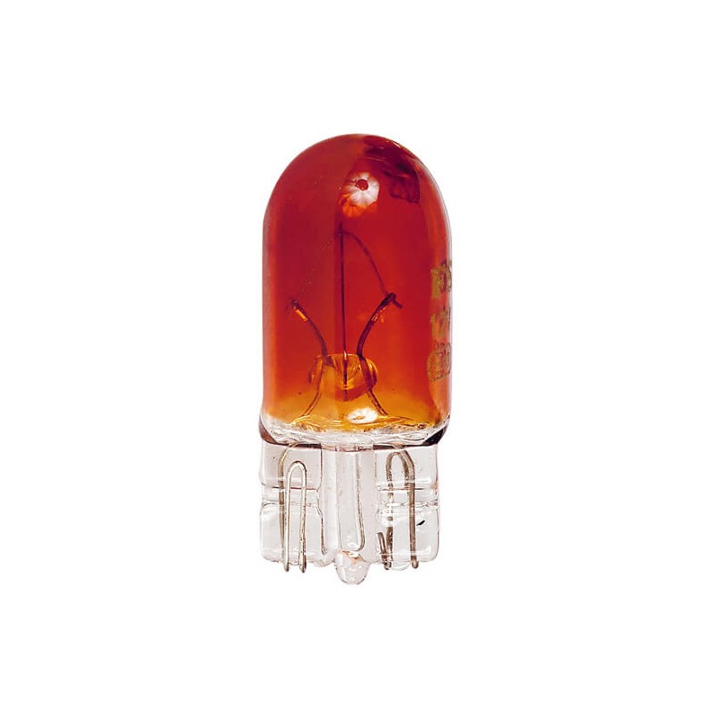 BLISTER 2 AMPOULES WEDGE 12V. 3W. T10 W2.1x9.5D AMBREE - SCT
