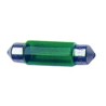 BLISTER 2 AMPOULES NAVETTE 12V 5W T11X35 SV8,5D VERTE - FDS