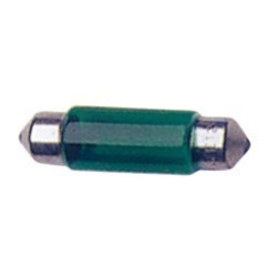 AMPOULE NAVETTE 12V 10W T11X35 SV8,5D VERTE BTE DE 10 - FDS