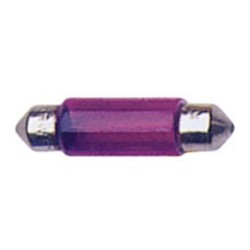 AMPOULE NAVETTE 12V 10W T11X41 SV8,5D VIOLETTE 2PCES - FDS