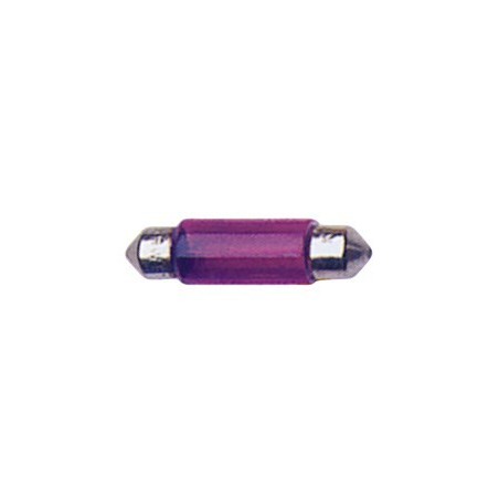AMPOULE NAVETTE 12V 10W T11X41 SV8,5D VIOLETTE 2PCES - FDS