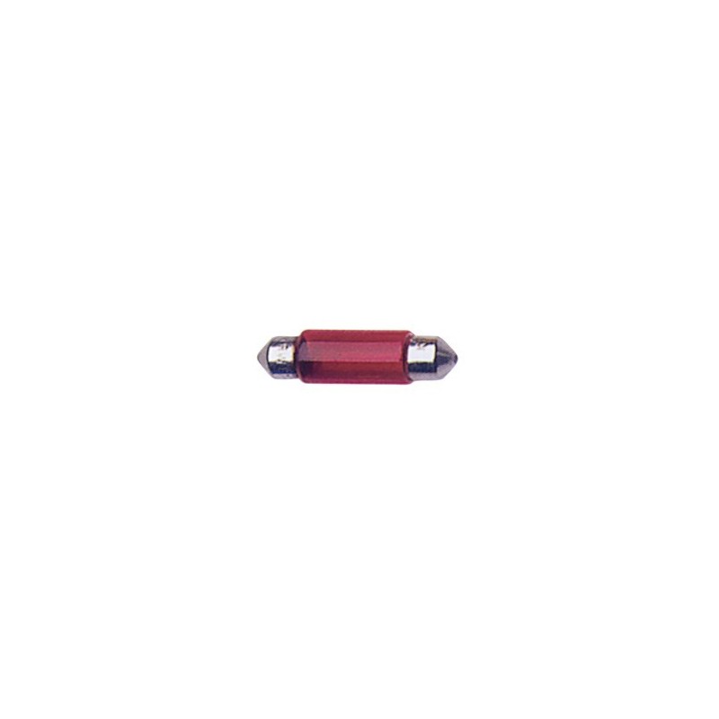 AMPOULE NAVETTE 12V 10W T11X35 SV8,5D ROUGE 2PCES - FDS