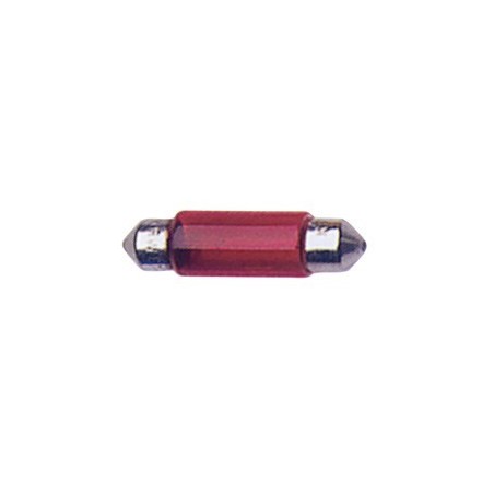 AMPOULE NAVETTE 12V 10W T11X35 SV8,5D ROUGE 2PCES - FDS