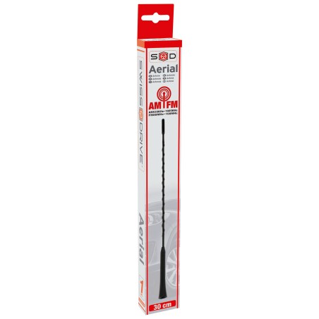 ANTENNE 30CM AM/FM AVEC ADAPTATEURS 5/6MM