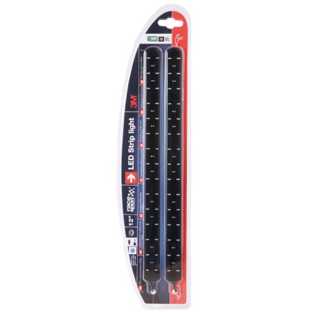 2 BANDES LUMINEUSES 8" LEDS BLANCS - SCT