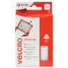 VELCRO® BRAND CARRES ADHESIFS 25MM X 25MM 24PCS BLANC - SCT