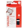 VELCRO® BRAND CARRES ADHESIFS 25MM X 25MM 24PCS NOIR - SCT