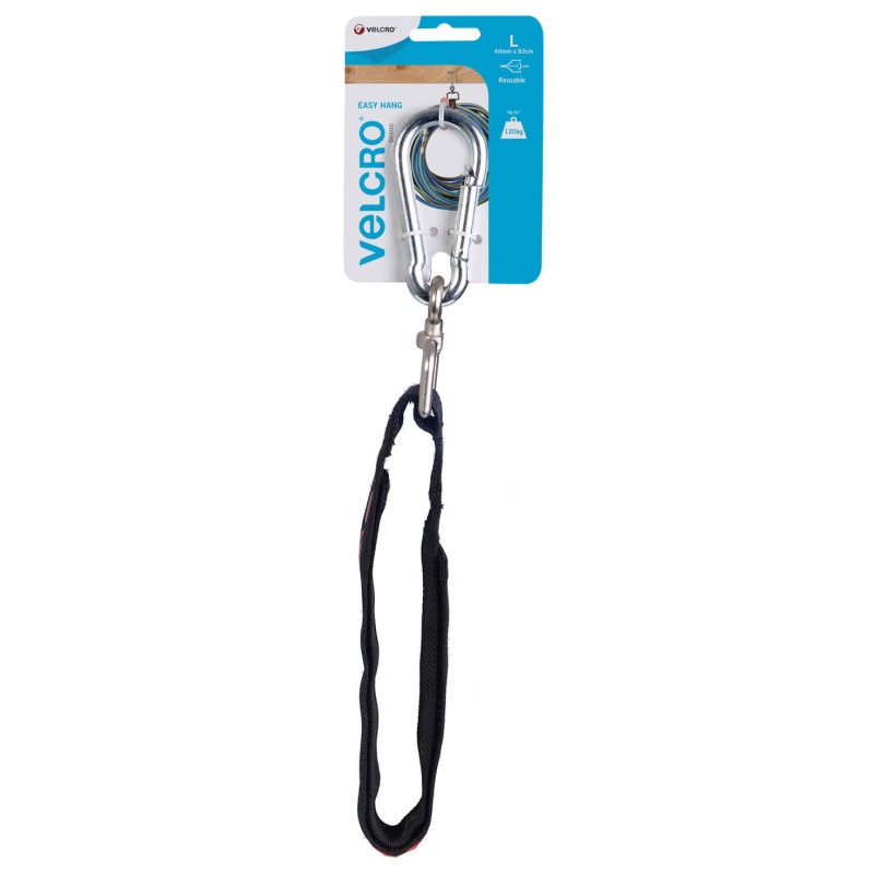 VELCRO® BRAND SANGLE EASY HANG+MOUSQUETON T.L 40X830MM - SCT