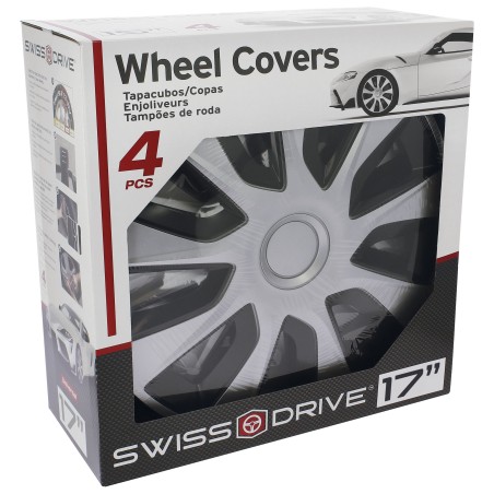 JEU D'ENJOLIVEURS 17" WASHINGTON SILVER/BLACK