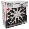 JEU D'ENJOLIVEURS 15'' DELAWARE NC SILVER/BLACK