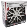 JEU D'ENJOLIVEURS 16" DELAWARE NC SILVER/BLACK