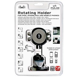 SUPPORT ROTATIF DOUBLE FONCTION POUR IPOD ET GSM NOIR - SCT