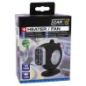 CHAUFFAGE ET VENTILATEUR D'APPOINT 12V NOIR