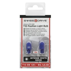 2 AMPOULES FEUX DE POSITION T10 W5W BLANC